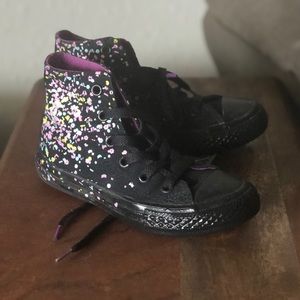 Black Converse Girls Size 11